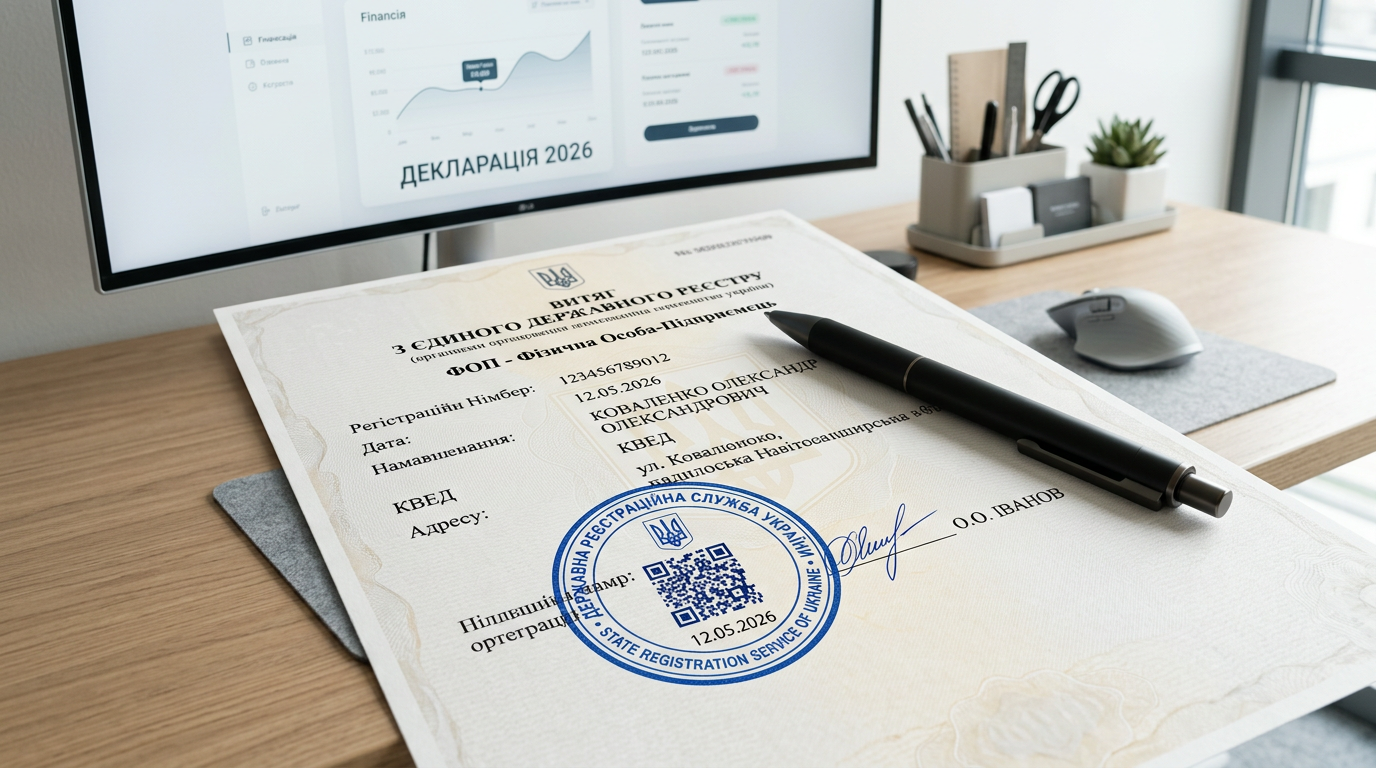 Офіційний документ із QR-кодом — бронювання ФОП у 2026 році
