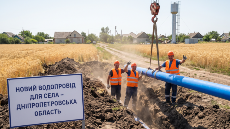 Водогони на Дніпропетровщині